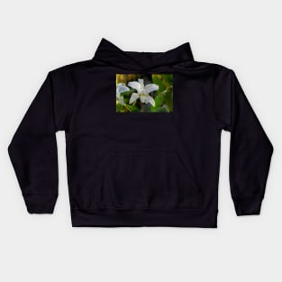 a white orchid Kids Hoodie